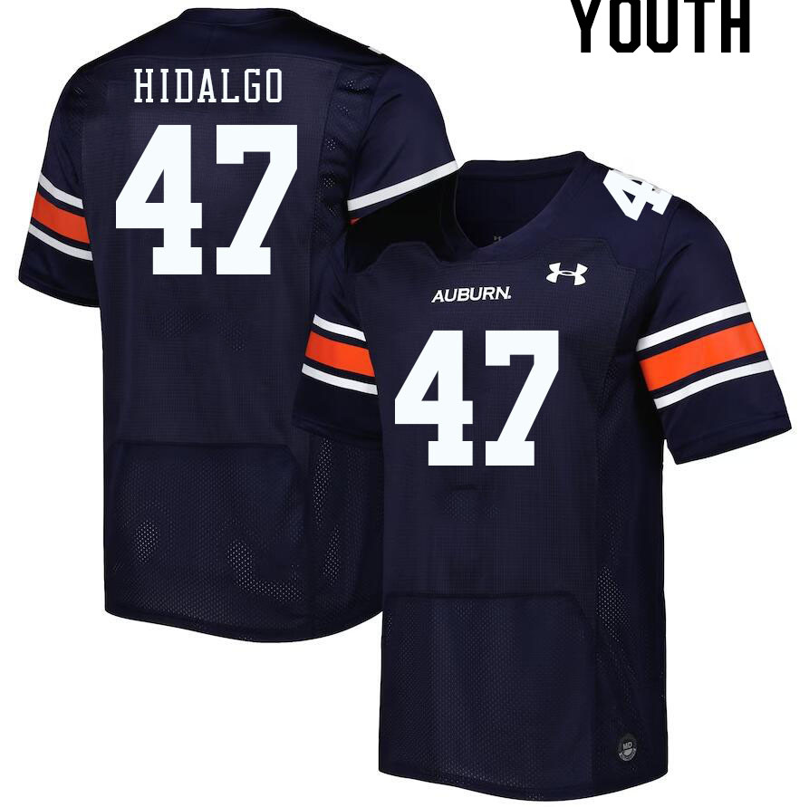 Youth Auburn Tigers #47 Grant Hidalgo Navy 2023 College Stitched Football Jersey
